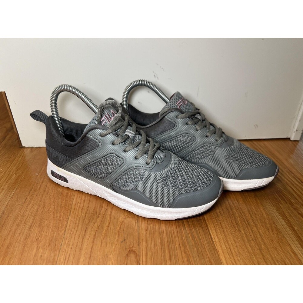 Fila Memory Foam Running Shoes Womens Size 6.5 Gray Mesh Athletic 5RM00529